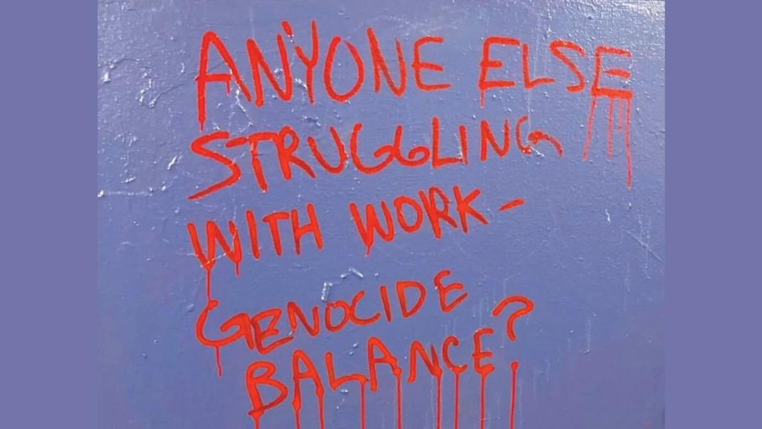 Susan Riddell: Anyone Else Struggling With the Work/genocide Balance?